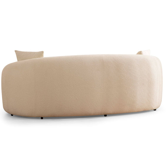 Bonita Ivory Boucle Loveseat