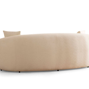 Bonita Ivory Boucle Loveseat