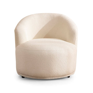 Bonita Ivory Boucle Accent Chair