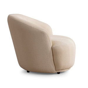 Bonita Ivory Boucle Accent Chair