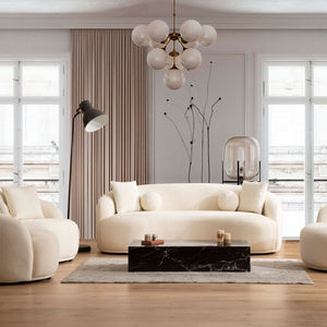 Bonita Ivory Boucle Sofa