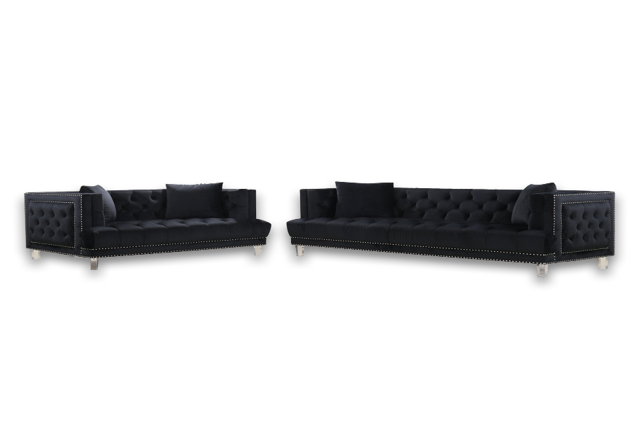 Lucas Black - 2pc Sofa and Loveseat Set