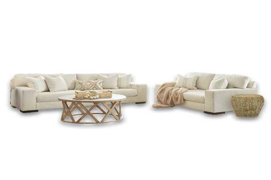 Maggie Birch Sofa and Loveseat