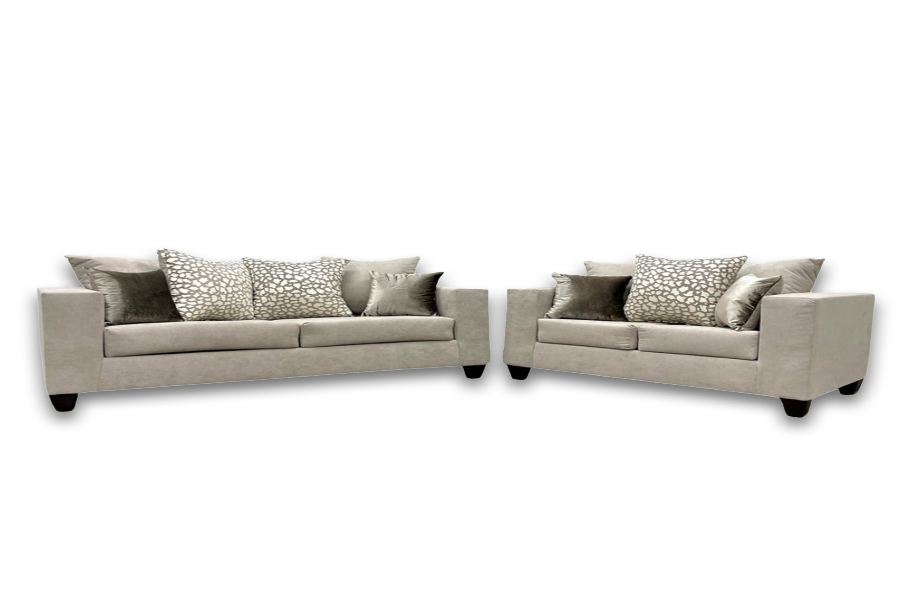 Monroe Hollywood Beige Sofa & Loveseat