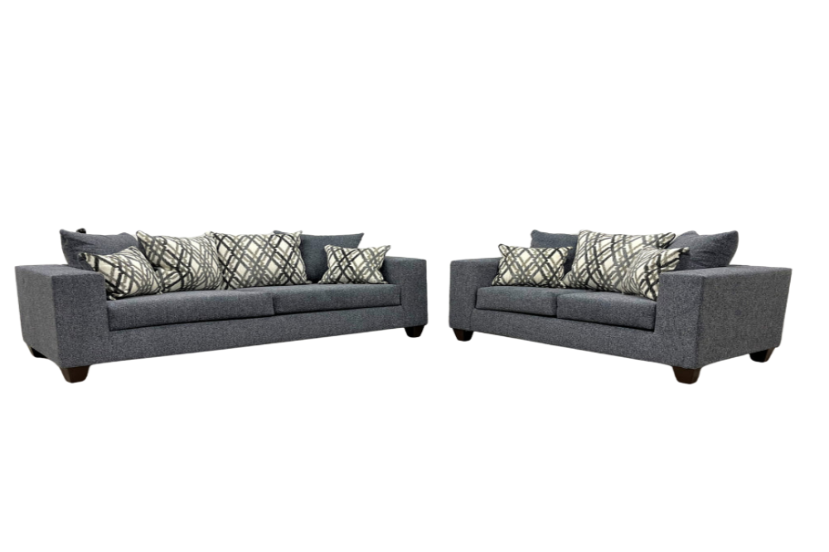 Monroe Steel Sofa & Loveseat