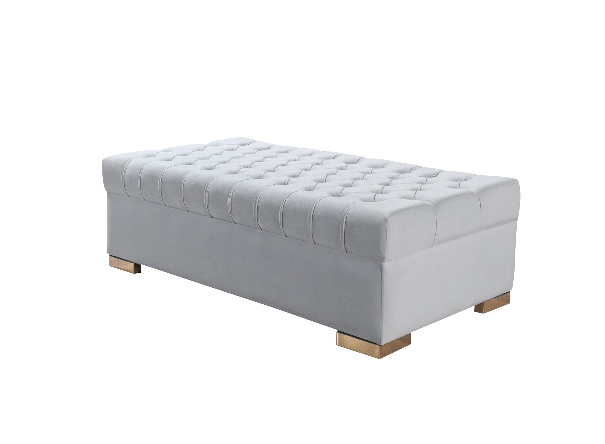 Lauren Pearl Velvet Double Chaise 136" Sectional