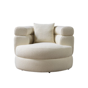 Larissa Ivory Boucle Accent Chair