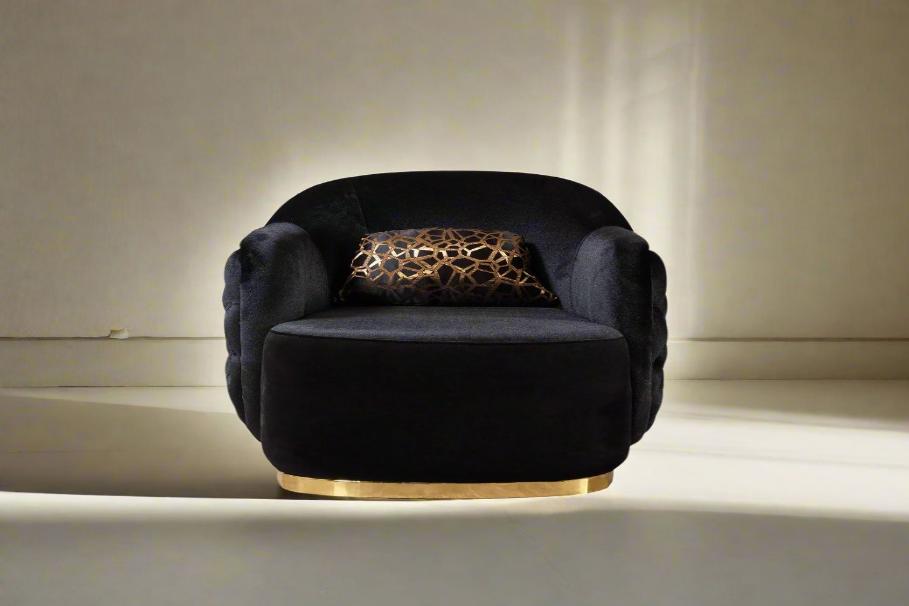 Victoria Black Velvet Chair [ETA: 10/10]