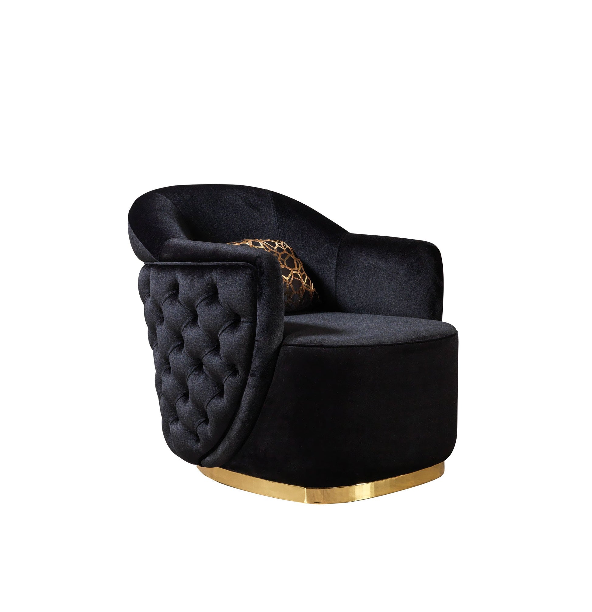 Victoria Black Velvet Chair [ETA: 10/10]