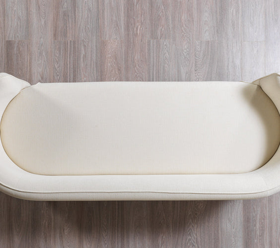Helena Ivory Velvet Sofa 94