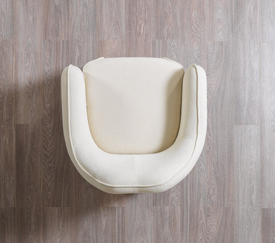Helena Ivory Velvet Sofa 94