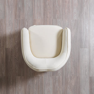 Helena Ivory Velvet Chair