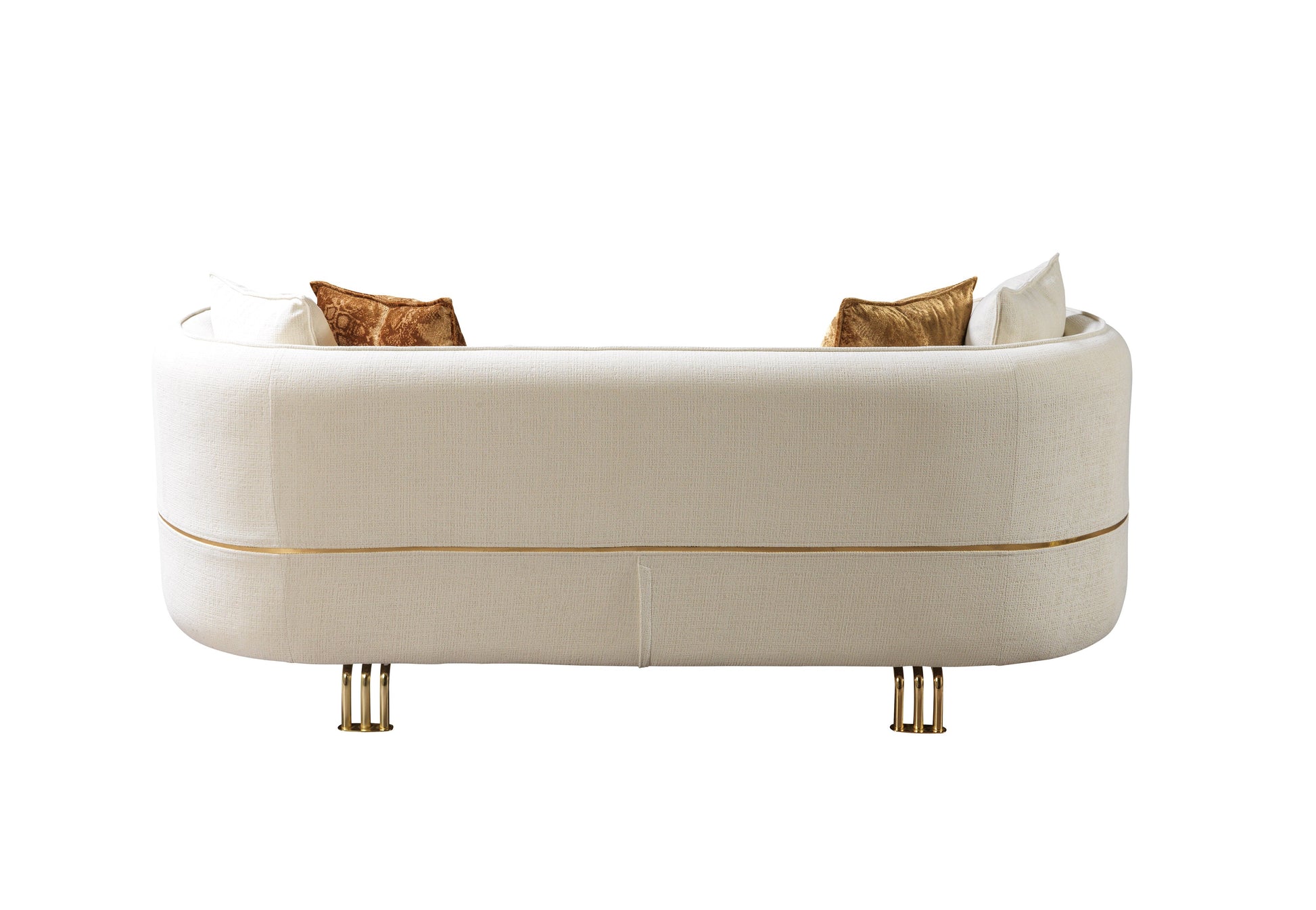 Helena Ivory Velvet Sofa 94" & Loveseat 82"