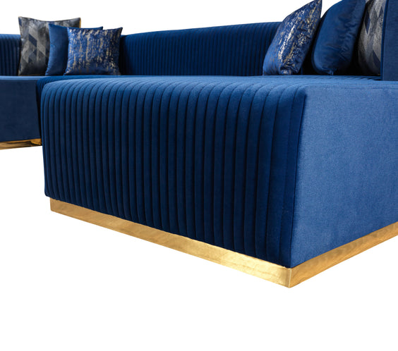 Juliana Blue Velvet 4-Piece 140