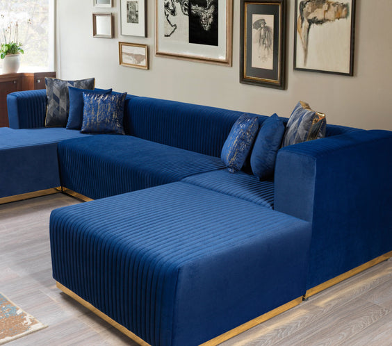 Juliana Blue Velvet 4-Piece 140