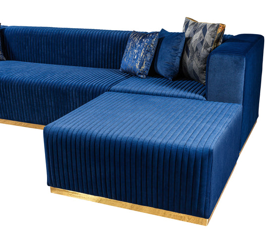 Juliana Blue Velvet 4-Piece 140
