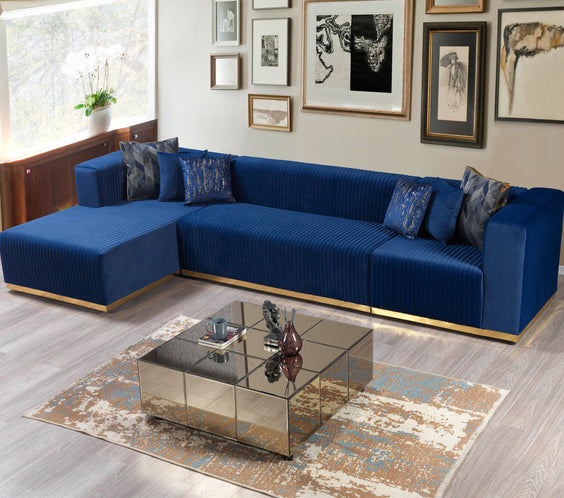 Juliana Blue Velvet 4-Piece 140