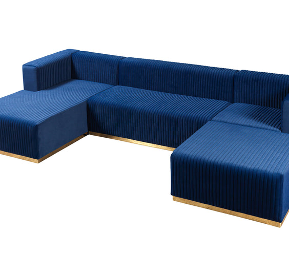 Juliana Blue Velvet 4-Piece 140