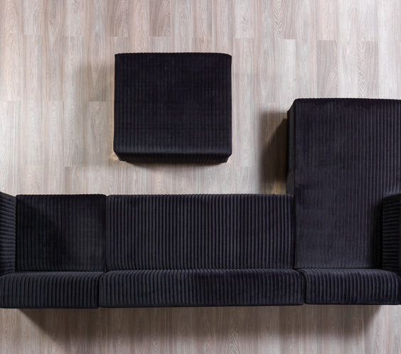 Juliana Black Velvet 4-Piece 140