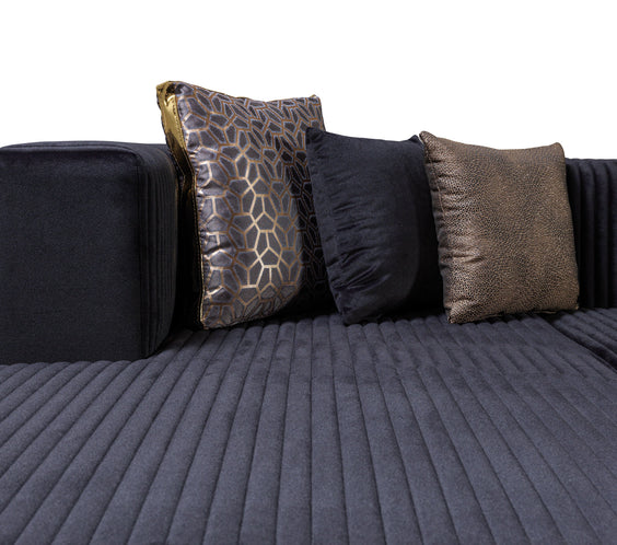 Juliana Black Velvet 4-Piece 140