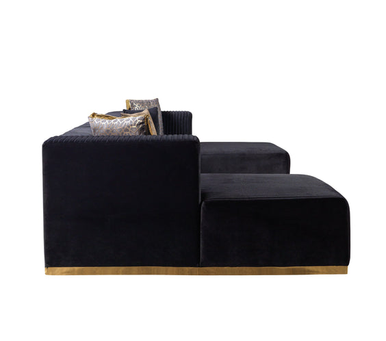 Juliana Black Velvet 4-Piece 140