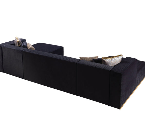 Juliana Black Velvet 4-Piece 140