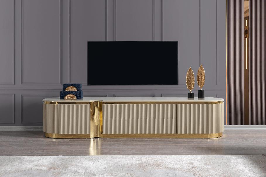 Milena Ivory Tv Stand