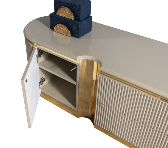 Milena Ivory Tv Stand