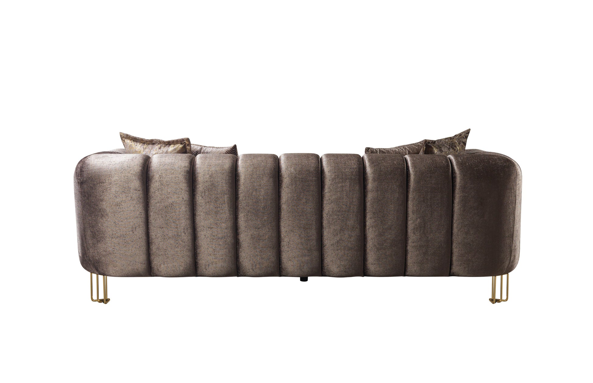 Santana Coffee Velvet Sofa 89" & Loveseat 69" [ETA: 9/10]