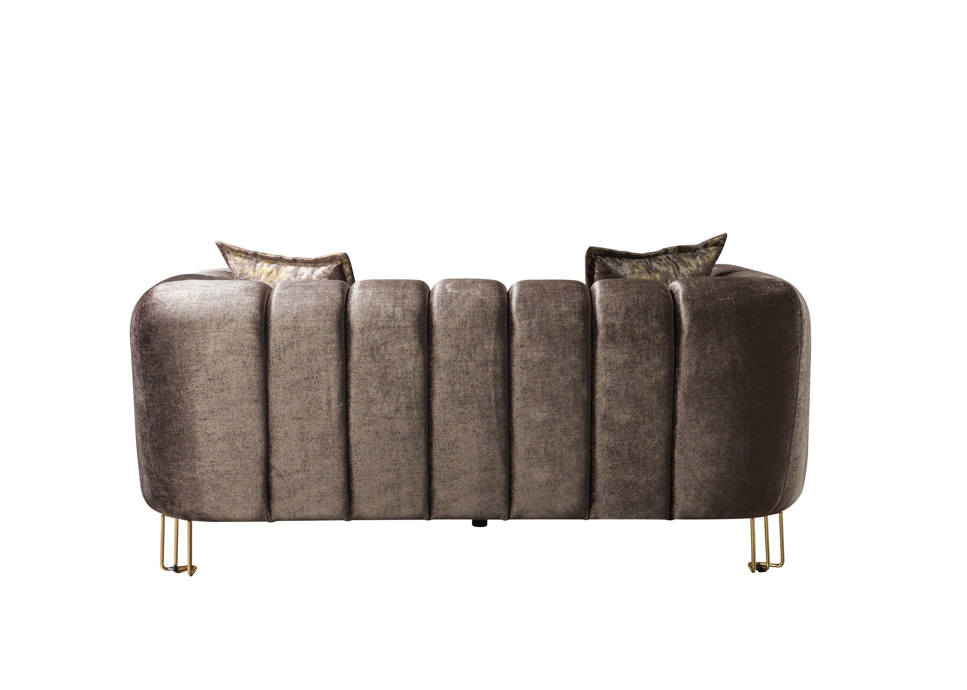 Santana Coffee Velvet Sofa 89" & Loveseat 69" [ETA: 9/10]