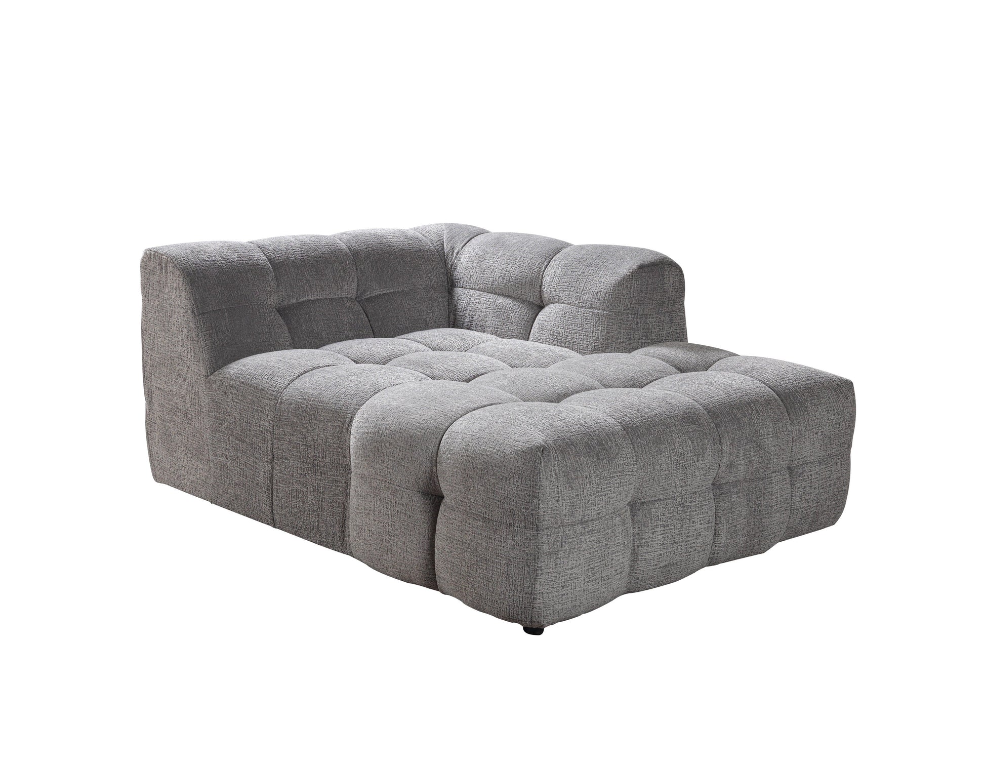 Ivy Gray Boucle RAF 110" Sectional  [ETA: 9/30]