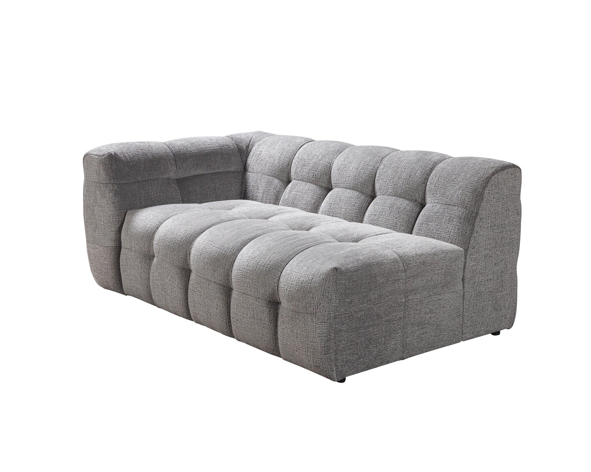 Ivy Gray Boucle RAF 110" Sectional  [ETA: 9/30]