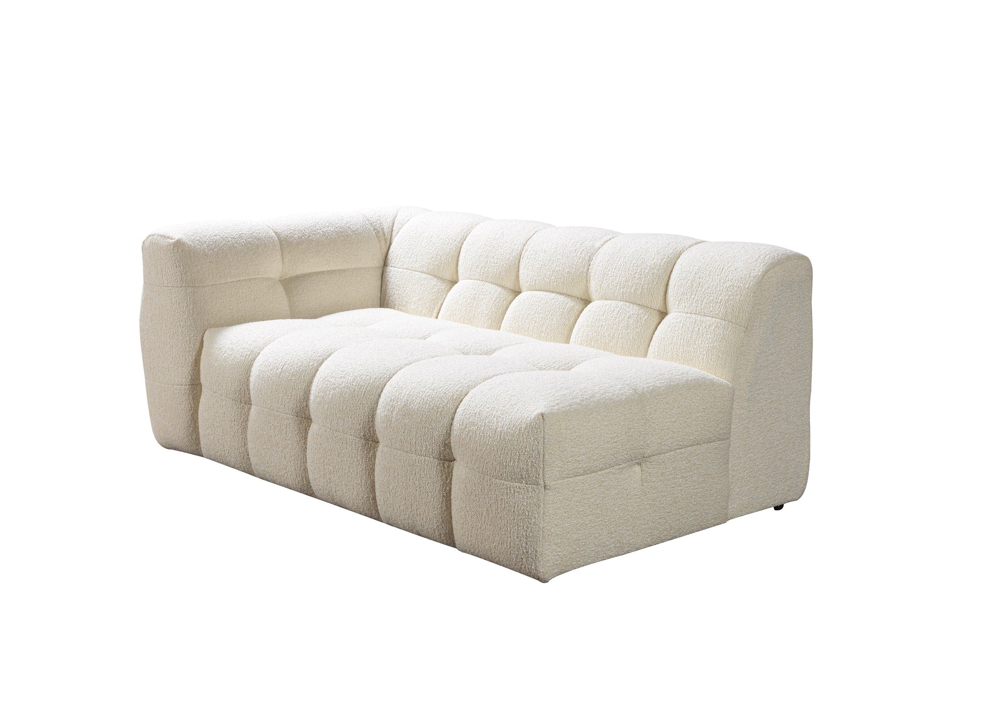 Ivy Ivory Boucle RAF 110" Sectional [ETA: 9/30]