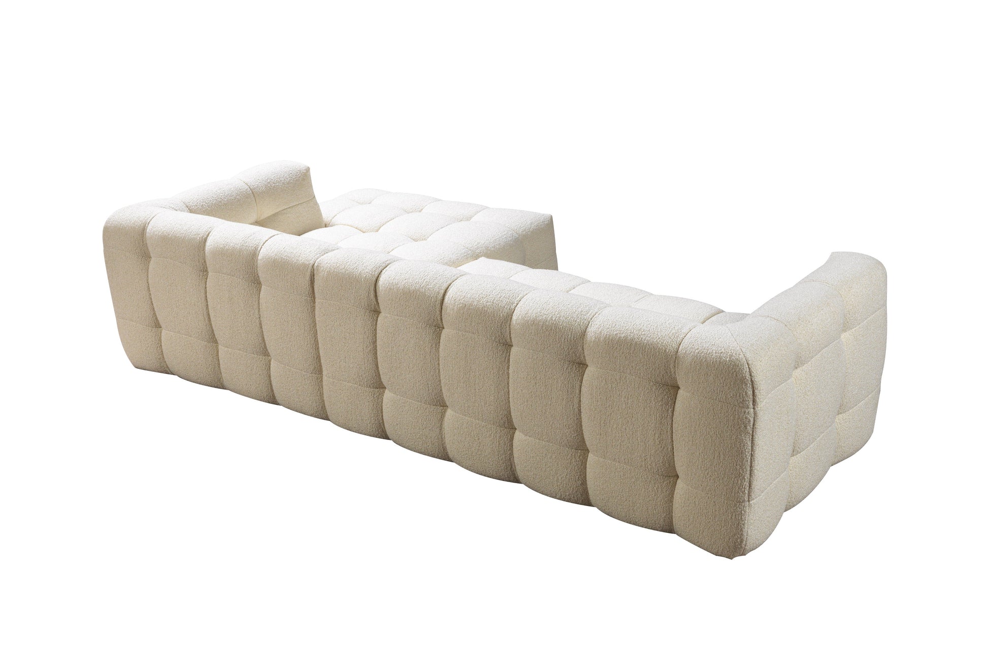 Ivy Ivory Boucle RAF 110" Sectional [ETA: 9/30]