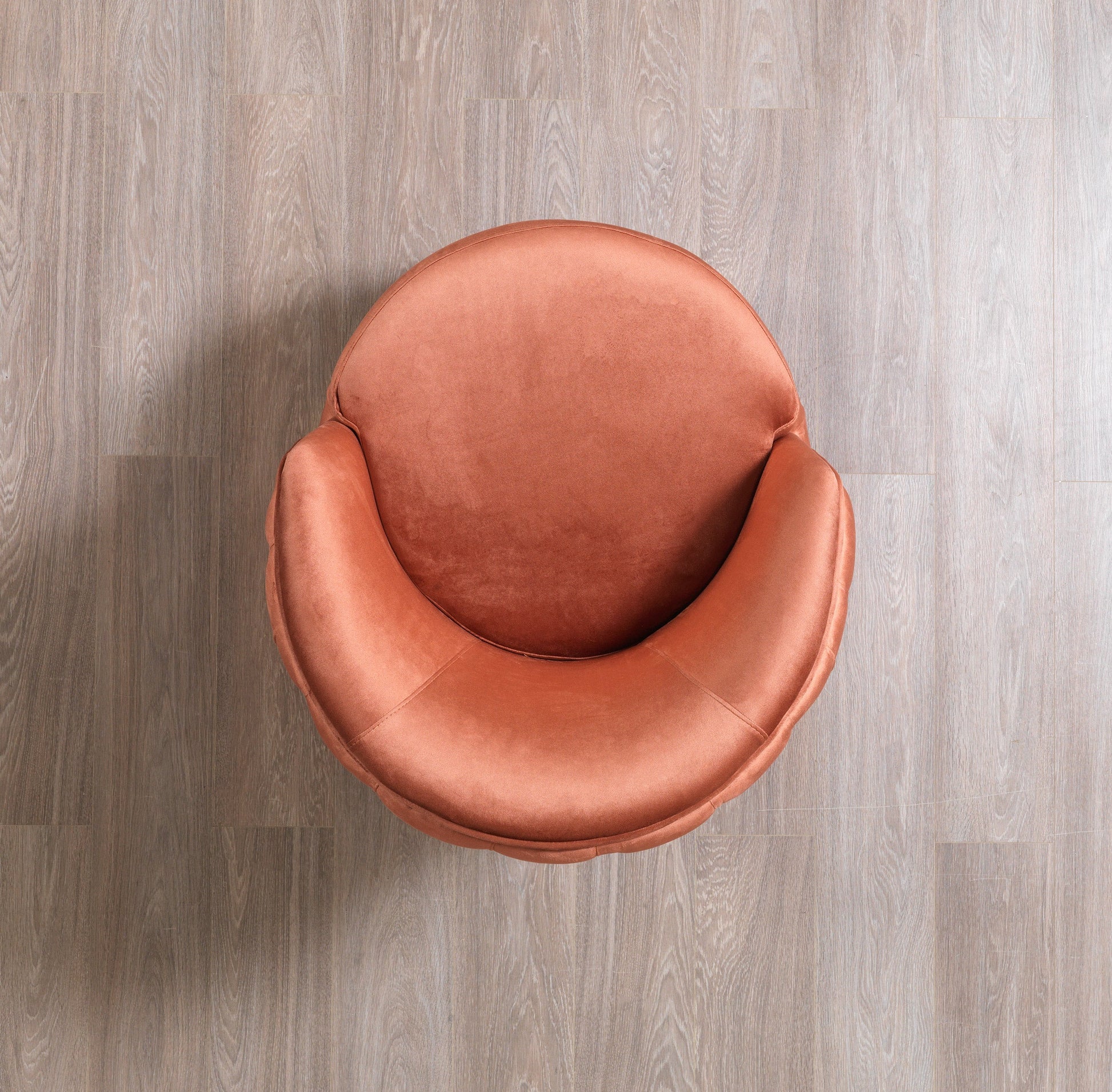 Lupino Orange Velvet Chair