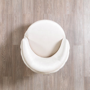 Lupino Ivory Velvet Chair