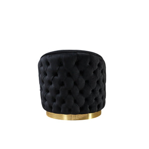 Lupino Black Velvet Chair