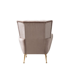 Merida Coffee Velvet Chair