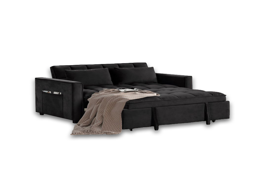 Relax Black Sleeper Sofa