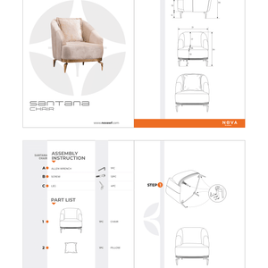 Santana Ivory Velvet Sofa 89