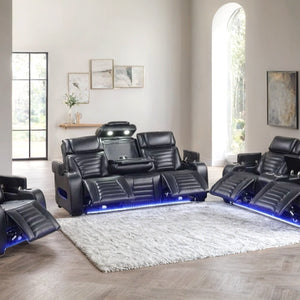 Modern comfort meets sleek design with the TOKYO 3PC Black Power Reclining Set. Shop now at Moda Home for luxury seating and bold style.