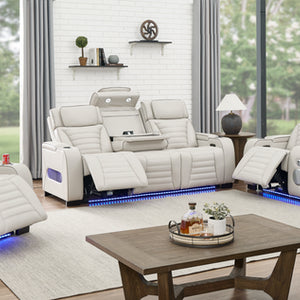 Upgrade your space with the TOKYO 3PC Sand Power Reclining Set. Plush, modern, and durable. Shop now at Moda Home for premium comfort and style.