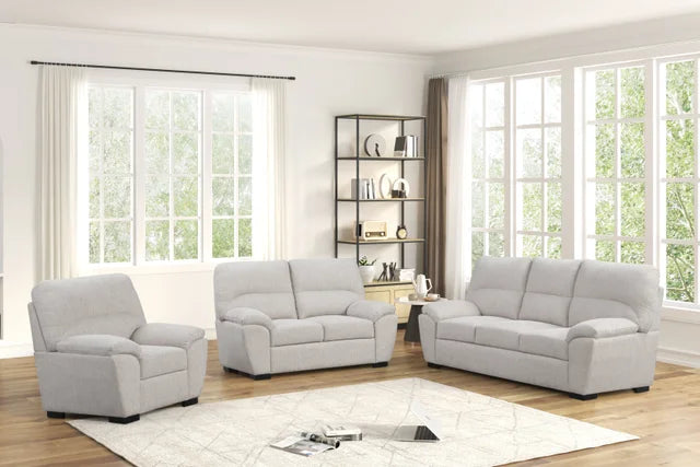 Upgrade your living space with the Tiffany Stone 2PC or 3PC Set from Moda Home. Featuring high-quality stone fabric, padded comfort, and durable frames.