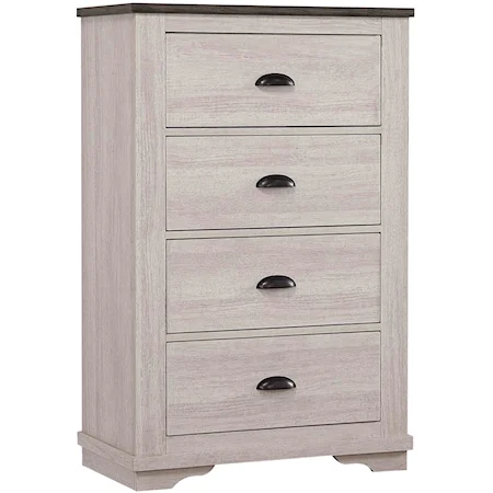 B8130 CORALEE BEDROOM GROUP CHALK/GREY