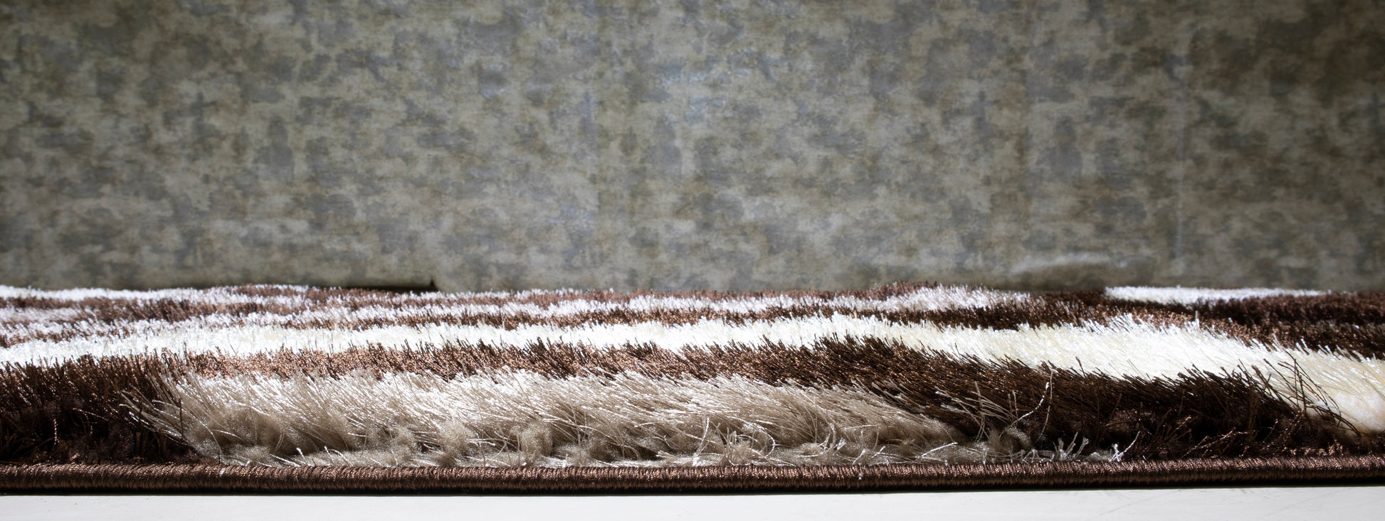 3D Shaggy BROWN Area Rug - 3D444