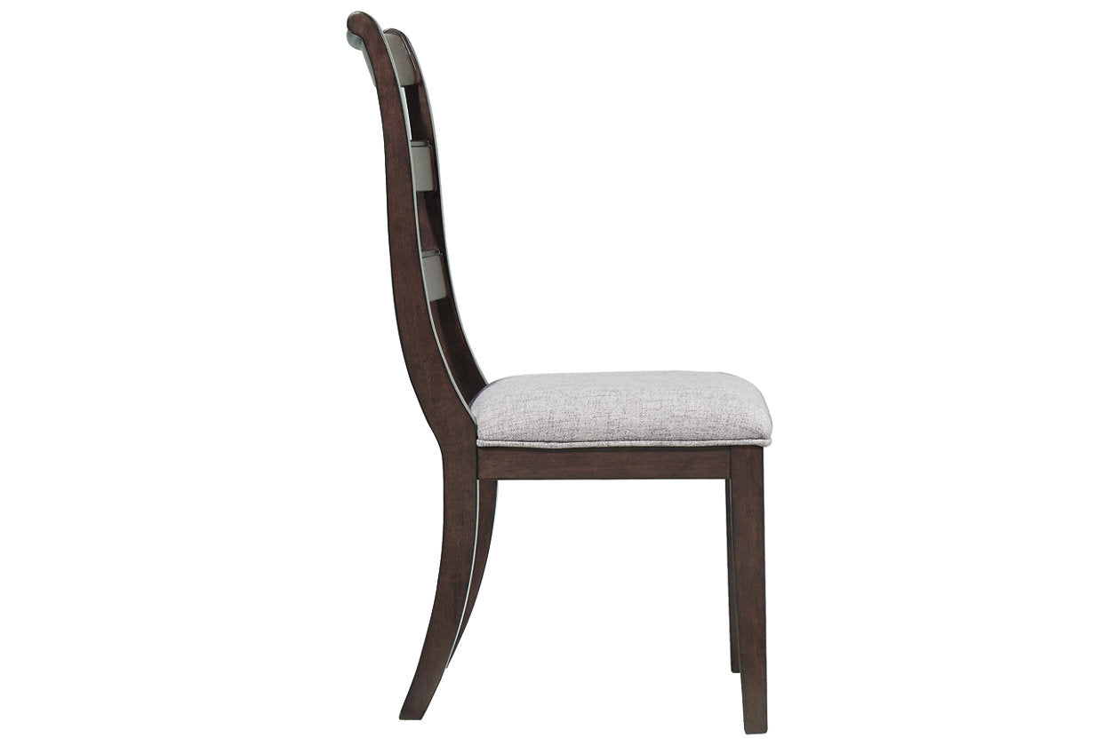 Adinton Reddish Brown Dining Chair, Set of 2