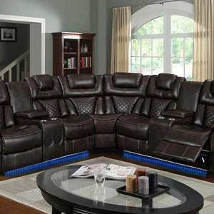 Alexa Brown Reclining Sectional