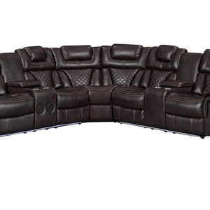 Alexa Brown Reclining Sectional