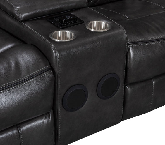 Alexa Gray Reclining Sectional