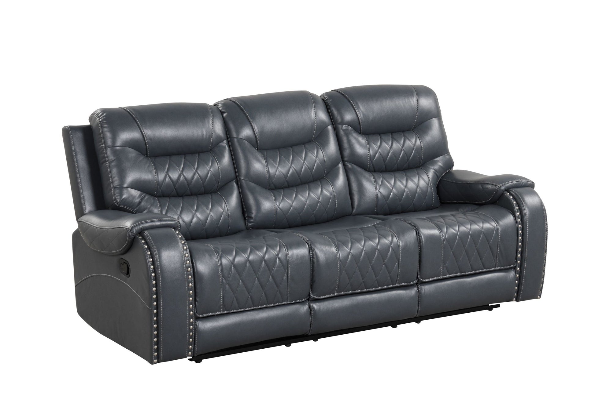 Ashley Gray Oversized 3-Piece Reclining Living Room Set